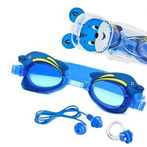 Die Kinderschwimmbrille "Swim Buddy Dolphin" von Sportastisch.