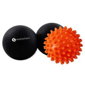 Das Massageball Set "Take a break" von Sportastisch mit verschiedenen Zonen.