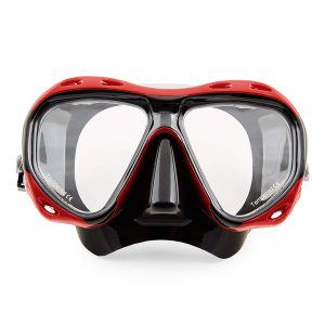 Die Profi Taucherbrille "Redfish" von Sportastisch mit gehärtete Anti-Beschlag Gläsern.
