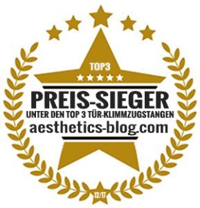 Die Klimmzugstange "Powerful" von Sportastisch wurde vom aesthetics-blog.com zum Preis-Sieger gewählt.