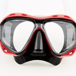 Die Profi Taucherbrille "Redfish" von Sportastisch mit gehärtete Anti-Beschlag Gläsern.