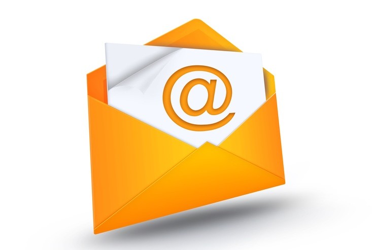 open envelope with e-mail symbol