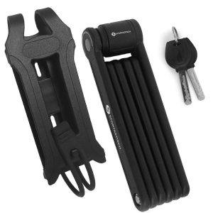Das Premium Fahrradschloss "Fold & Hold" von Sportastisch hat 6 Gelenke.