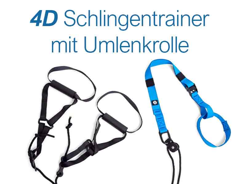 Schlingentrainer: 4D Schlingentrainer mit Umlenkrolle