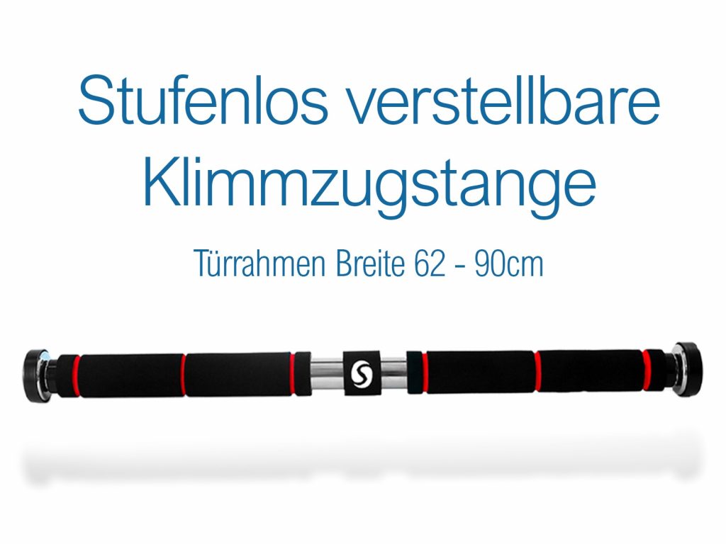 Stufenlos verstellbar für eine Türrahmen Breite von 62 - 92cm
